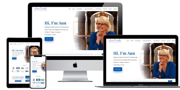 Website Design for a Business Coach