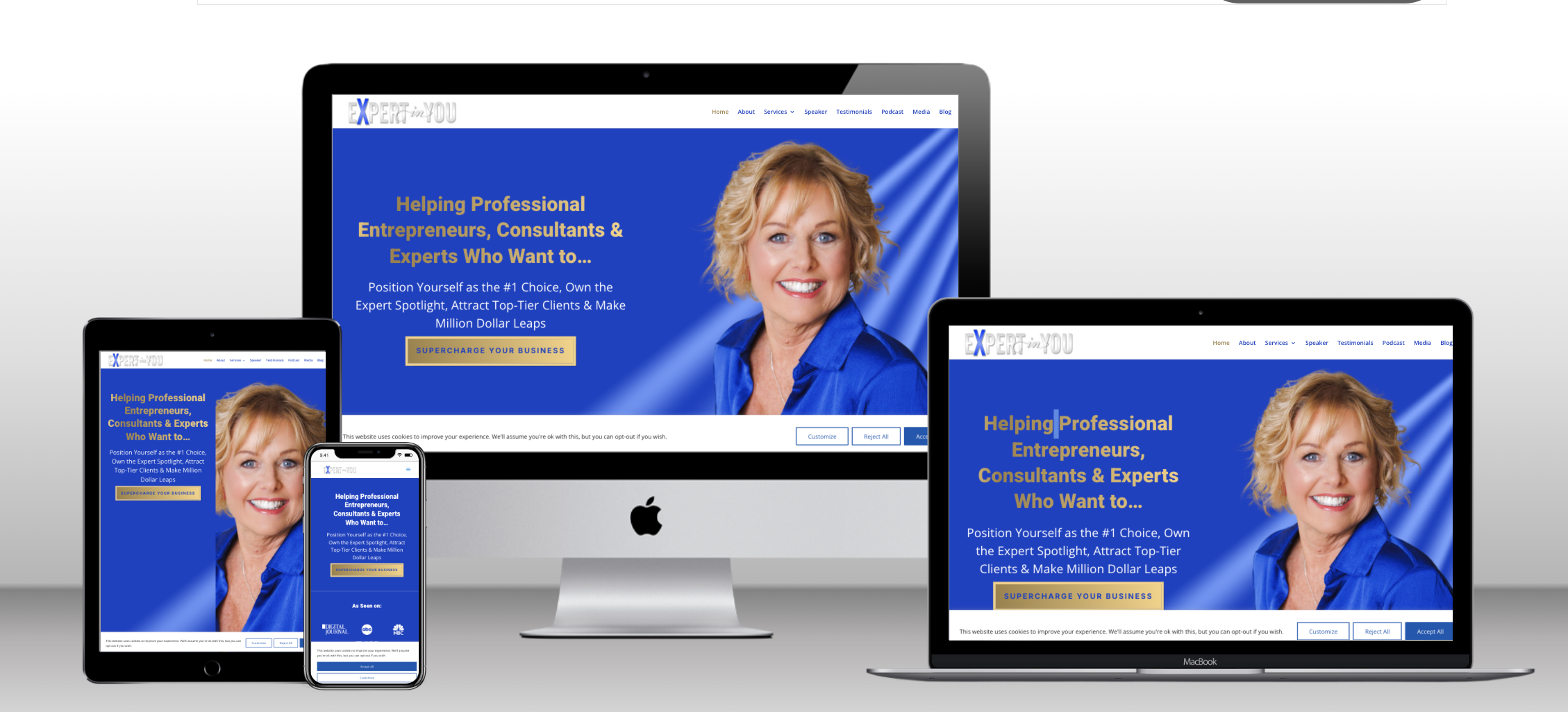 website design for a management consultant
