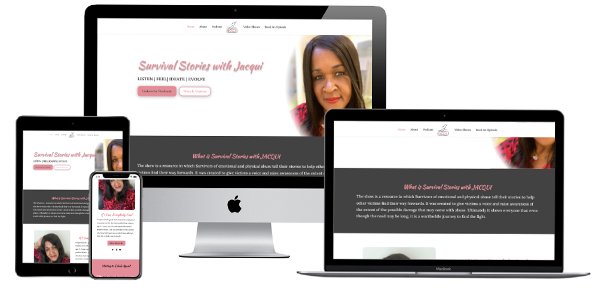 Wordpress website for self help podcast